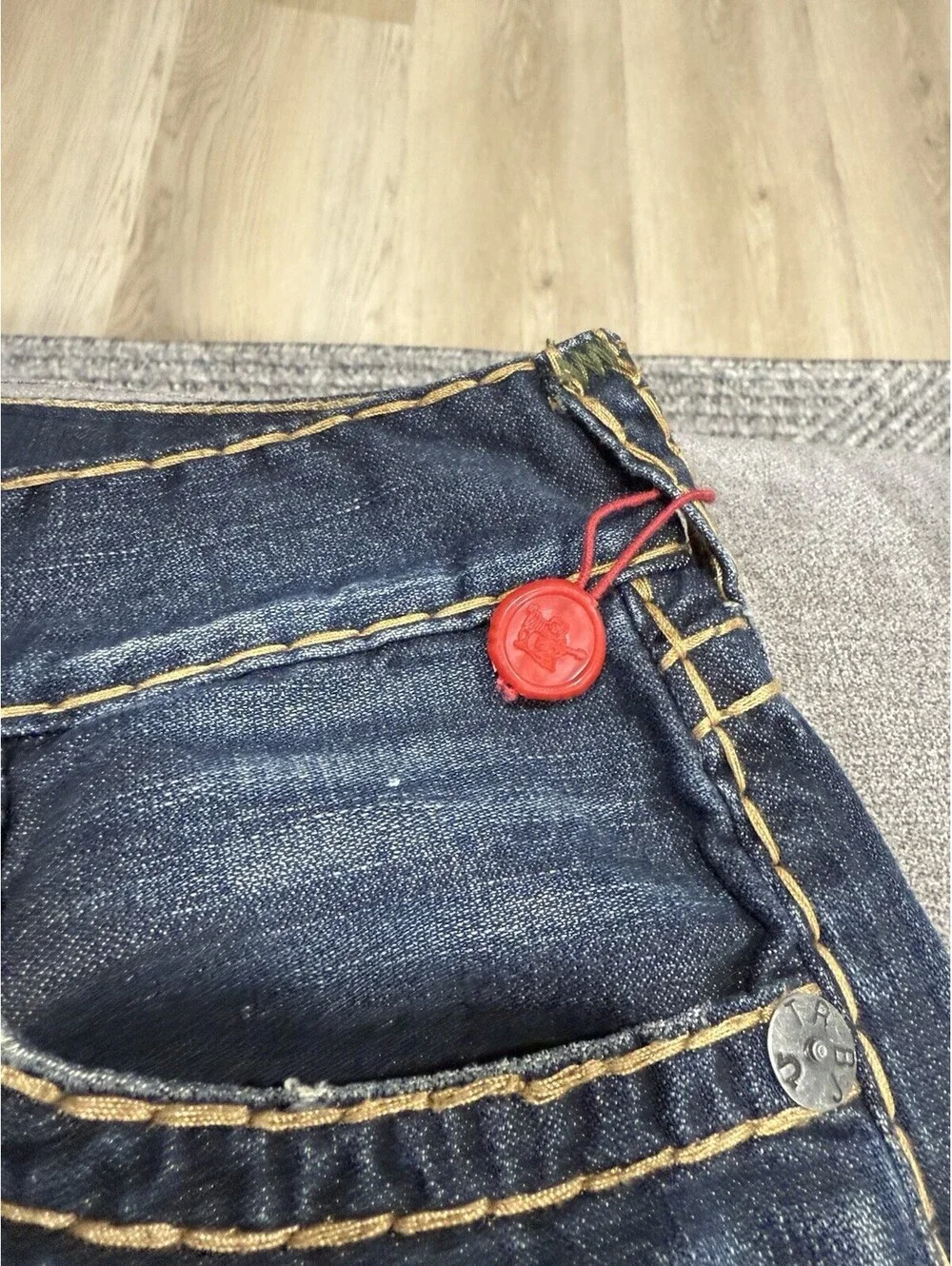 True Religion Jeans Geno Relaxed Slim Men’s 30x34 Blue Denim